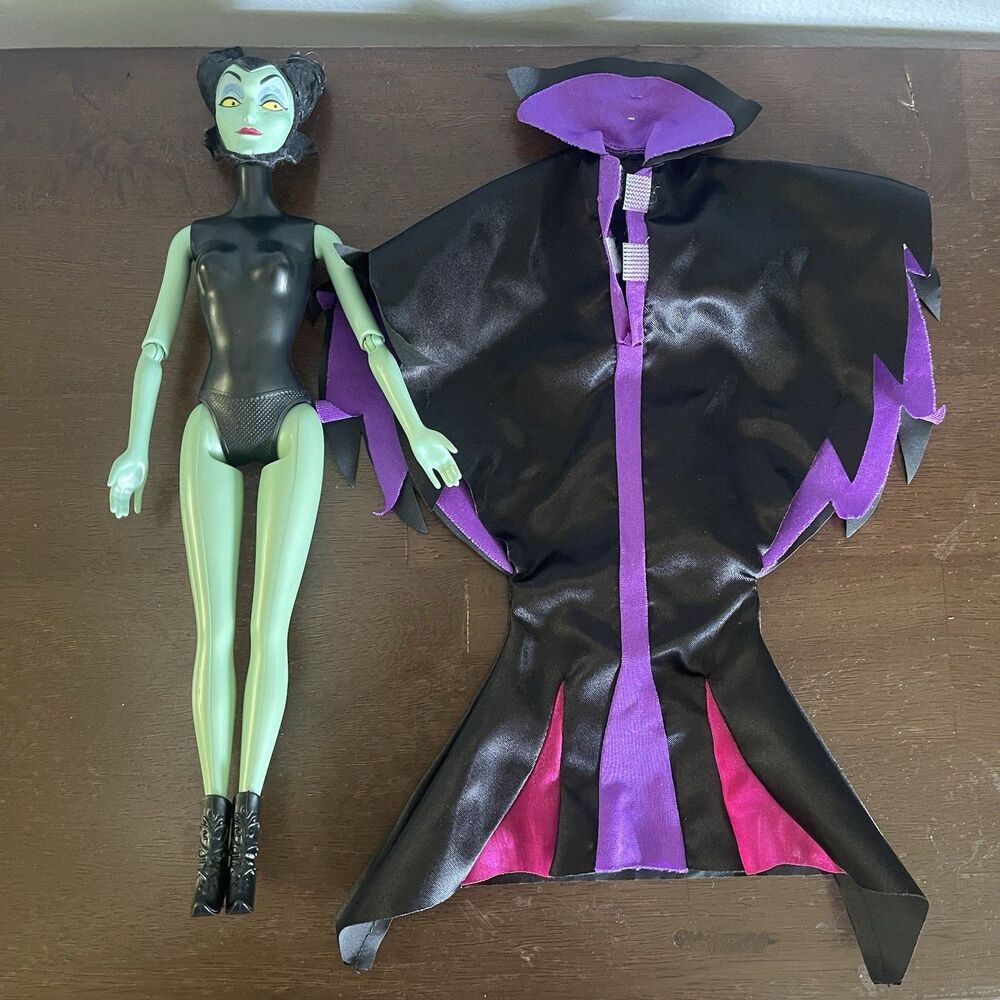 Vtg 1999 Mattel Disney Signature Collection Sleeping Beauty Maleficent 12" Doll - Picture 4 of 6